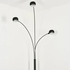 Nikkala Lampadaire Marbre, Noir, 3 lumières
