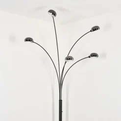 Nikkala Lampadaire Marbre, Noir, 5 lumières