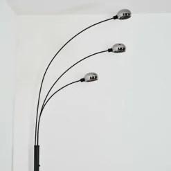 Nikkala Lampadaire Noir, 3 lumières