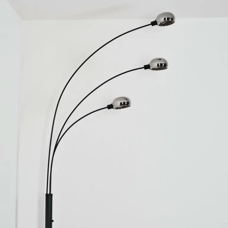 Nikkala Lampadaire Noir, 3 lumières