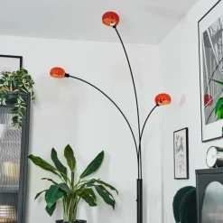 Nikkala Lampadaire Noir, 3 lumières
