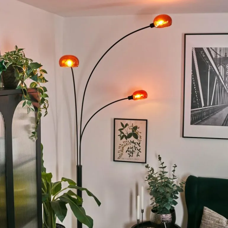 Nikkala Lampadaire Noir, 3 lumières