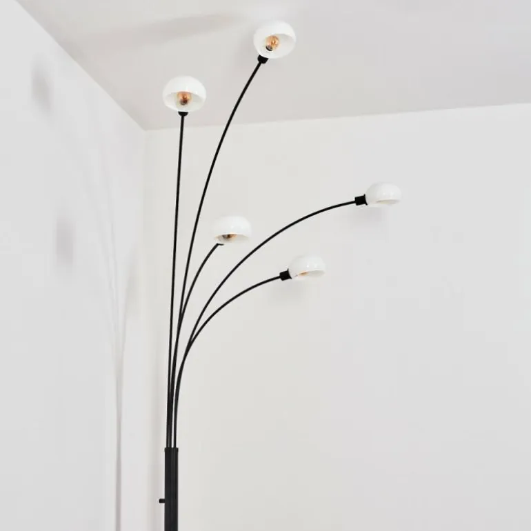Nikkala Lampadaire Noir, 5 lumières