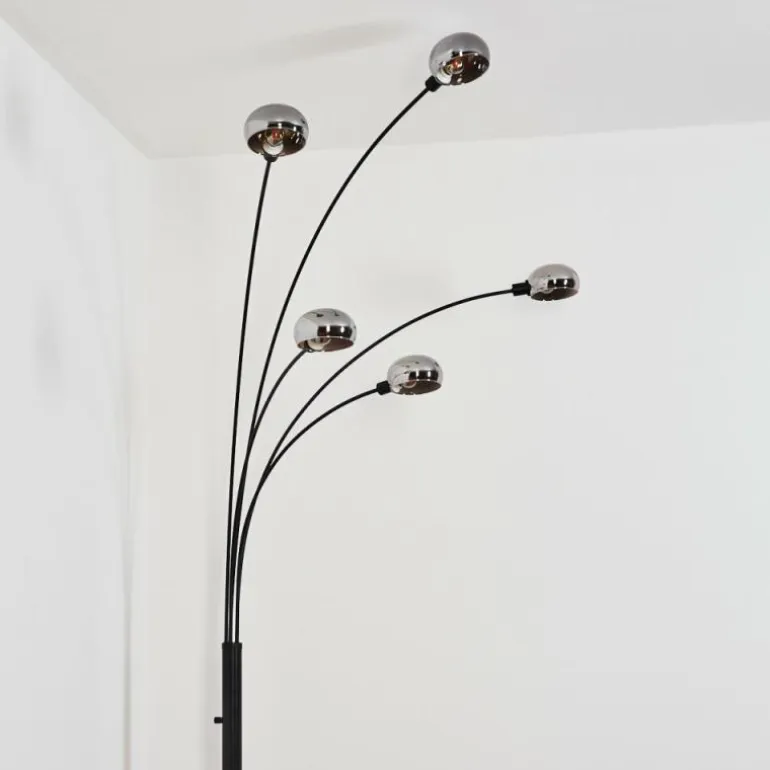 Nikkala Lampadaire Noir, 5 lumières