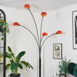 Nikkala Lampadaire Noir, 5 lumières