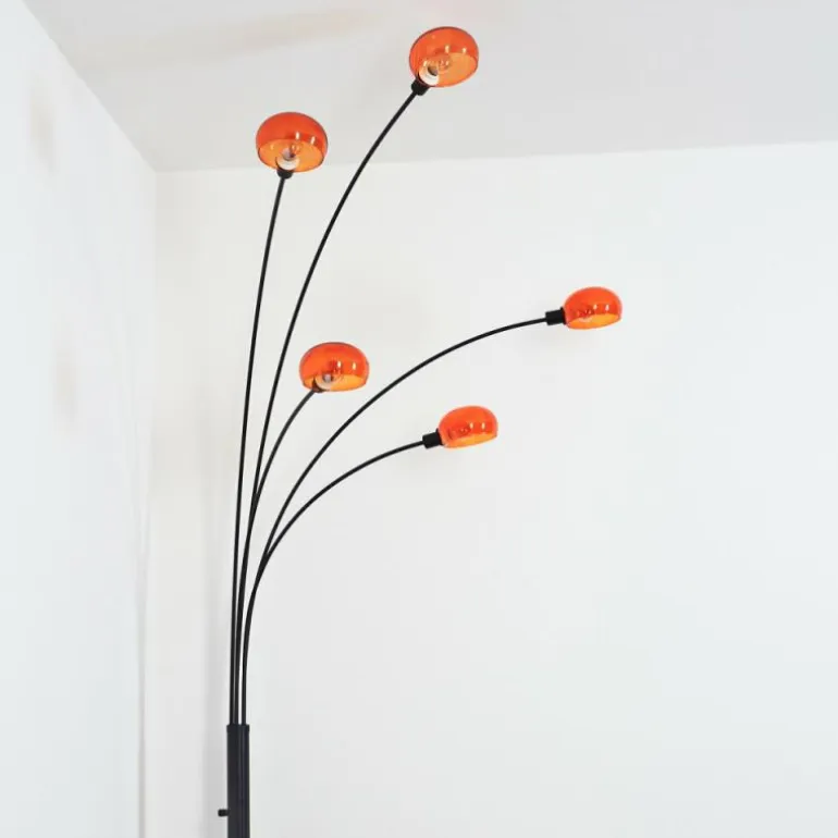 Nikkala Lampadaire Noir, 5 lumières