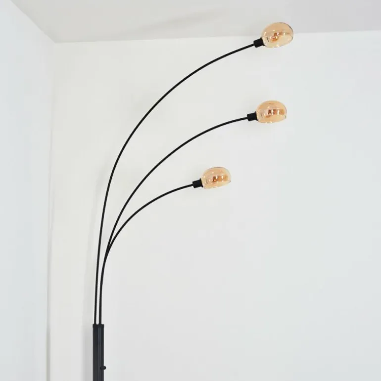 Nikkala Lampadaire Noir, 3 lumières
