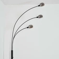 Nikkala Lampadaire Noir, 3 lumières