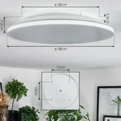 Norea Plafonnier, Spot de plafond LED Blanc, 1 lumière
