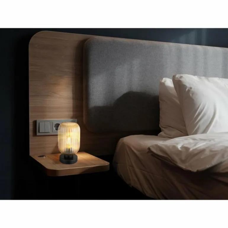 Normy Lampe à poser Luminaires Globo Lighting Noir, 1 lumière