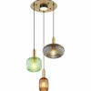 NORMY Suspension Luminaires Globo Lighting Laiton, 3 lumières