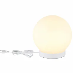 Norta Lampe à poser Luminaires Globo Lighting Blanc, 1 lumière