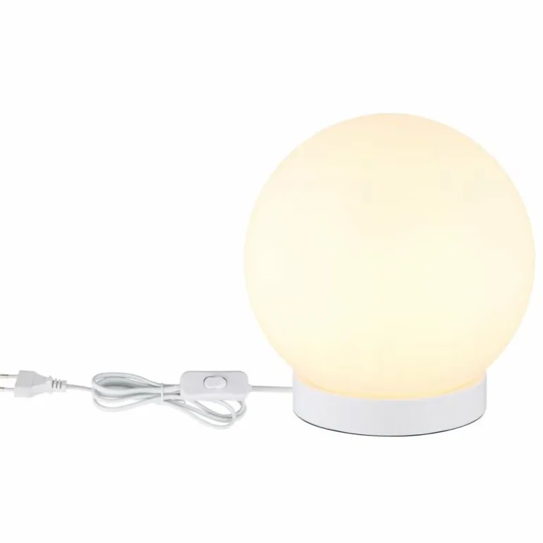 Norta Lampe à poser Luminaires Globo Lighting Blanc, 1 lumière