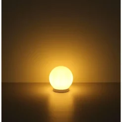 Norta Lampe à poser Luminaires Globo Lighting Blanc, 1 lumière