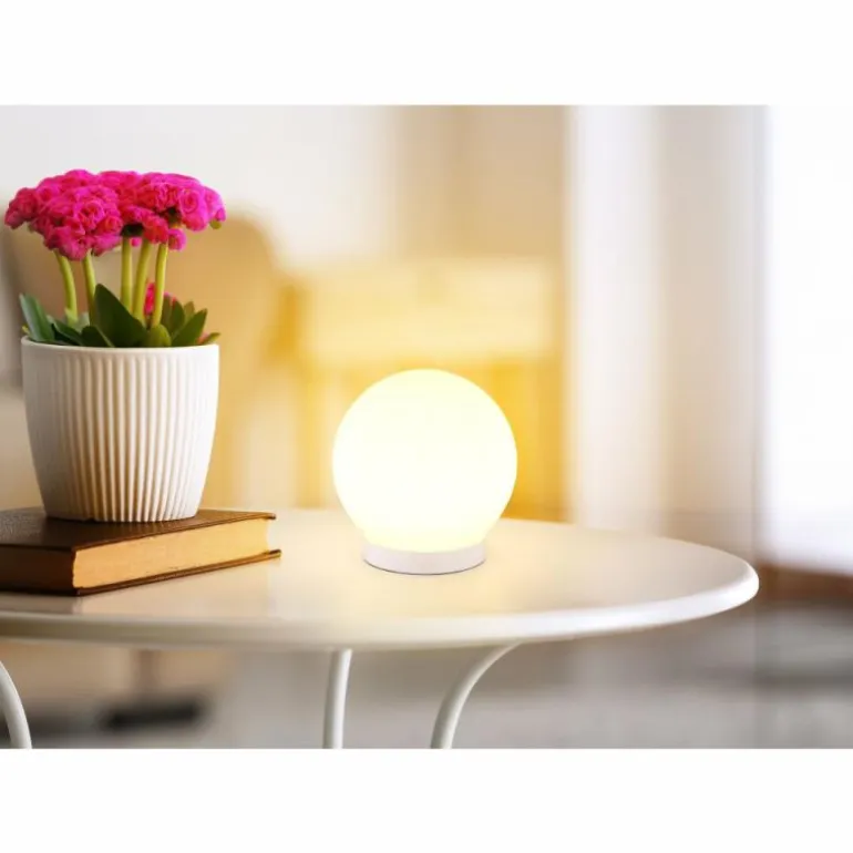Norta Lampe à poser Luminaires Globo Lighting Blanc, 1 lumière