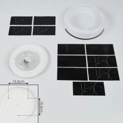 Numéro d'adresse éclairé Eppeland LED Noir, 1 lumière