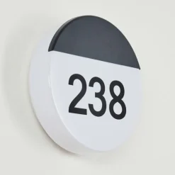 Numéro d'adresse éclairé Eppeland LED Noir, 1 lumière
