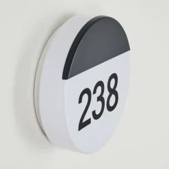 Numéro d'adresse éclairé Eppeland LED Noir, 1 lumière