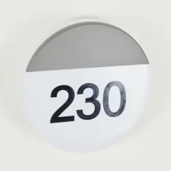 Numéro d'adresse éclairé Eppeland LED Anthracite, 1 lumière
