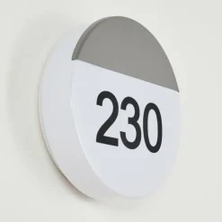 Numéro d'adresse éclairé Eppeland LED Anthracite, 1 lumière