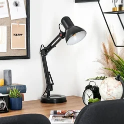 Nurmasuando Lampe à poser, Liseuse Noir, 1 lumière