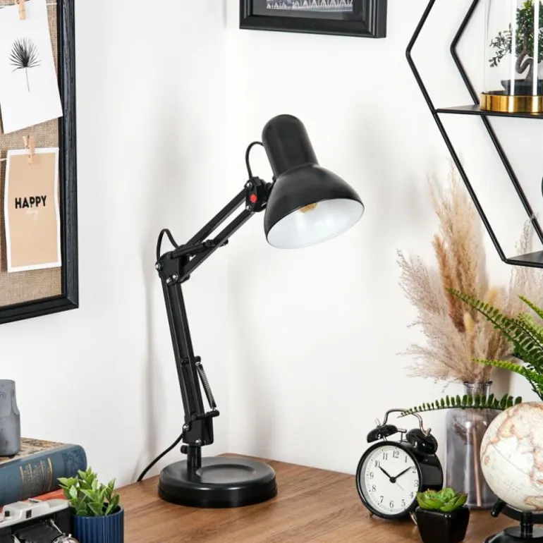 Nurmasuando Lampe à poser, Liseuse Noir, 1 lumière