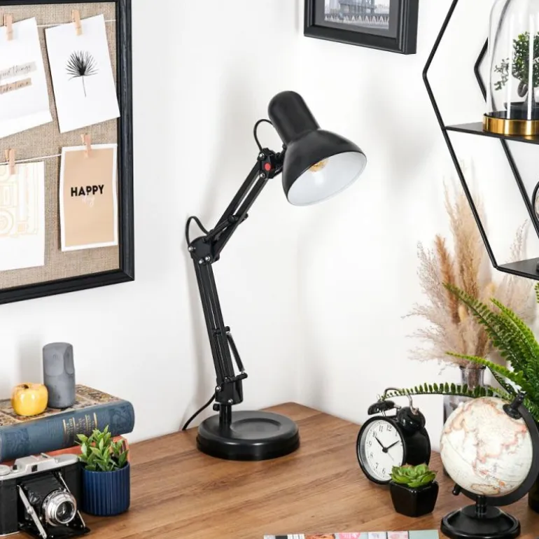 Nurmasuando Lampe à poser, Liseuse Noir, 1 lumière