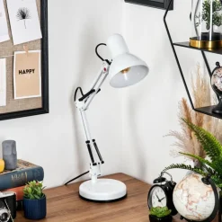 Nurmasuando Lampe à poser, Liseuse Noir, Blanc, 1 lumière