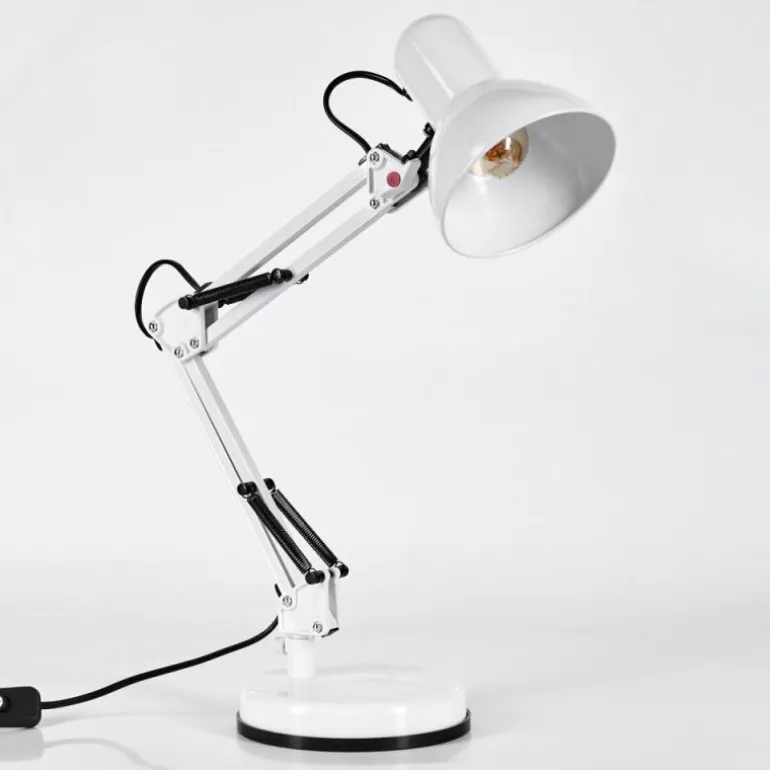 Nurmasuando Lampe à poser, Liseuse Noir, Blanc, 1 lumière