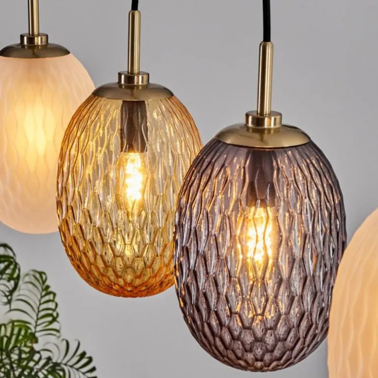 Nyberget Suspension, Boule lumineuse, Suspension Laiton, 4 lumières