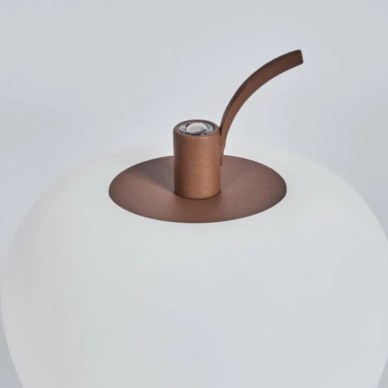 Opsaheden Lampe à poser LED Brun, Blanc, 1 lumière