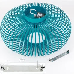 Oravi Plafonnier Bleu, 1 lumière