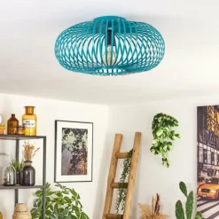 Oravi Plafonnier Bleu, 1 lumière