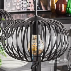 Oravi Suspension Noir, 3 lumières
