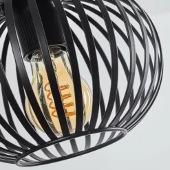 Oravi Suspension Noir, 4 lumières