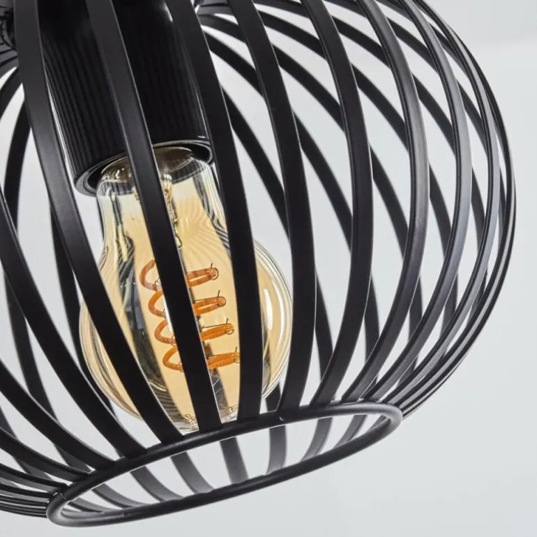 Oravi Suspension Noir, 4 lumières