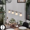 Ordan Suspension, Suspension LED Nickel mat, 4 lumières