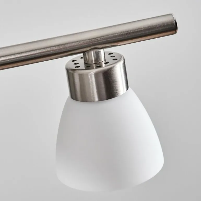 Ordan Suspension, Suspension LED Nickel mat, 4 lumières