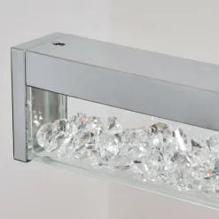 Ortan Suspension, Suspension LED Argenté, 4 lumières