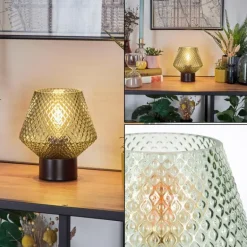 Paderne Lampe à poser Noir, 1 lumière