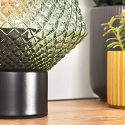 Paderne Lampe à poser Noir, 1 lumière