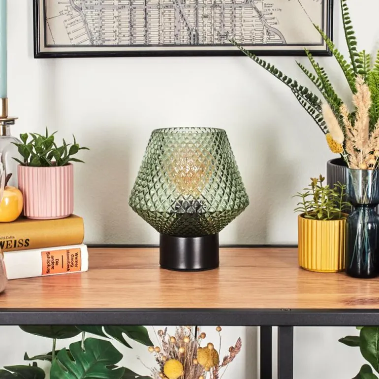 Paderne Lampe à poser Noir, 1 lumière