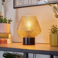 Paderne Lampe à poser Noir, 1 lumière