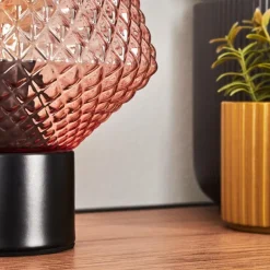 Paderne Lampe à poser Noir, 1 lumière