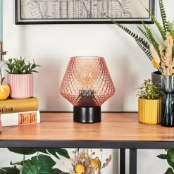 Paderne Lampe à poser Noir, 1 lumière