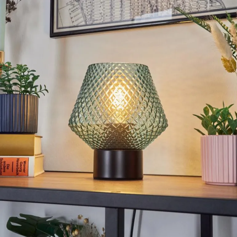 Paderne Lampe à poser Noir, 1 lumière