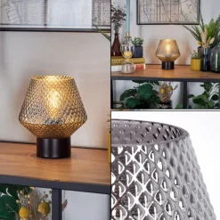 Paderne Lampe à poser Noir, 1 lumière