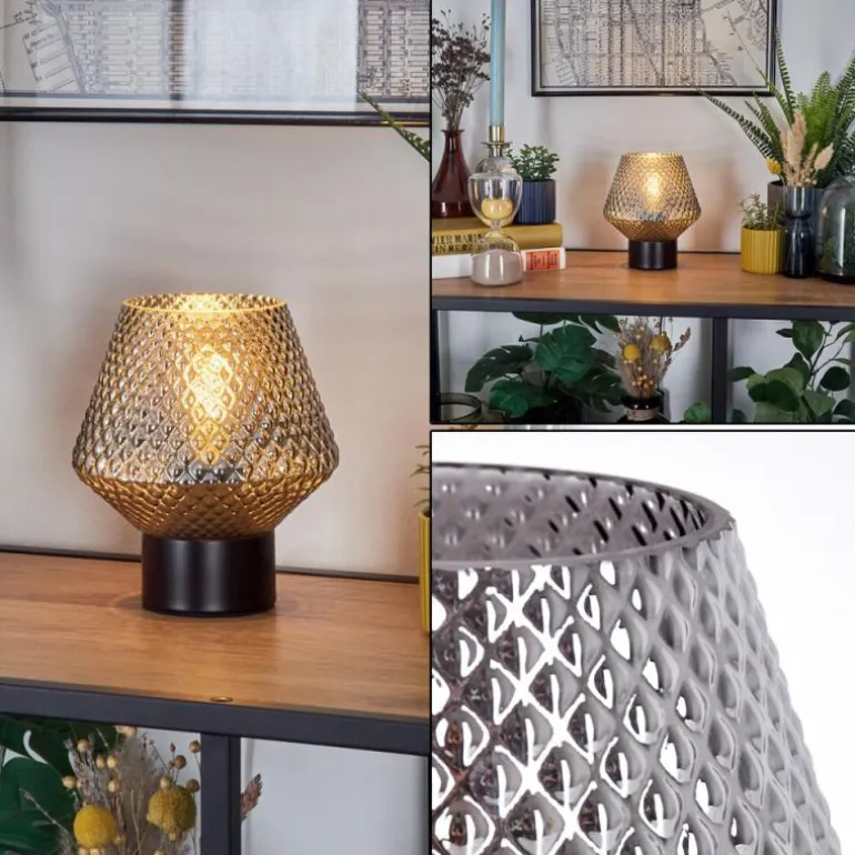 Paderne Lampe à poser Noir, 1 lumière
