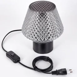 Paderne Lampe à poser Noir, 1 lumière