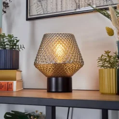 Paderne Lampe à poser Noir, 1 lumière